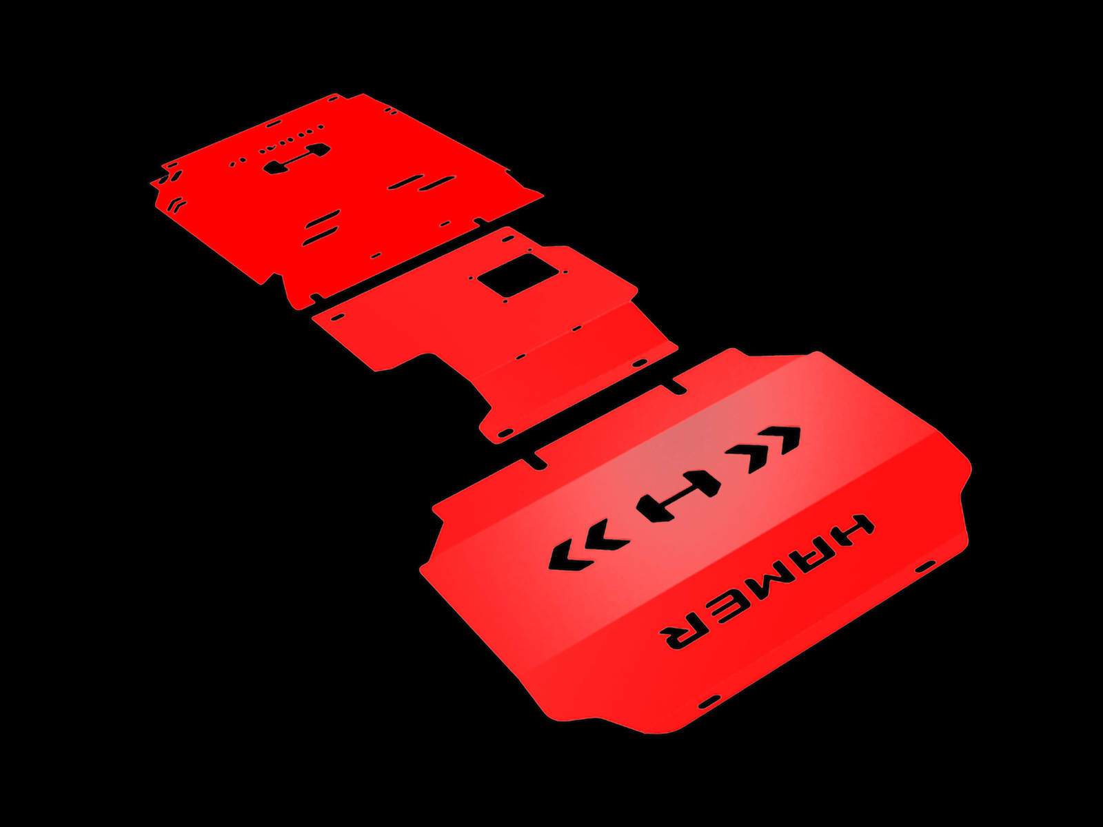 Isuzu DMAX 20122016 HAMER Underbody Bash Guards