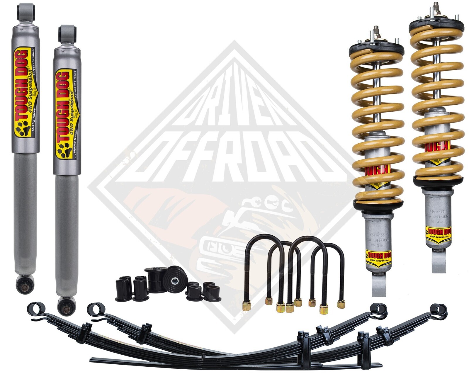 Isuzu DMAX Tough Dog 40mm Adjustable Suspension Lift Kit