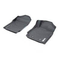 Mazda BT50 2012-ON Front Black Rubber 3DMAXTRAC Floor Mats