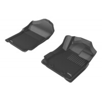 Mazda BT50 2012-2020 Black Front Rubber KAGU Floor Mats