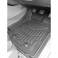 Mazda BT50 Freestyle Cab 2012-2020 Black Front and Rear Carpet KAGU Floor Mats