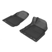 Holden Colorado 5/2012-2015 Black Front Rubber KAGU Floor Mats