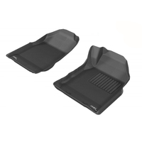 Isuzu DMAX 2012-2020 Black Front Rubber KAGU Floor Mats