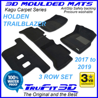 Holden Trailblazer Wagon 2017 - 2019 3-Row Set KAGU Carpet Mats