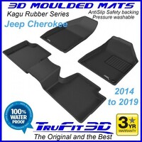 Jeep Cherokee 2014 - 2019 Front & Rear 3D KAGU Rubber Mats