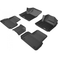 Land Rover Discovery Sport 2015-2021 Black Front and Rear Rubber KAGU Floor Mats