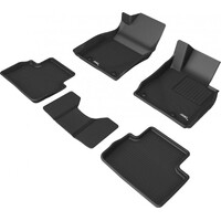 Mazda CX-30 2019-2021 Black Front and Rear Rubber KAGU Floor Mats