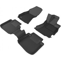 Subaru Outback 2015-2020 Black Front and Rear Rubber KAGU Floor Mats