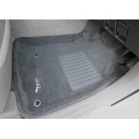 Toyota Prado 150 series 2013-2021 Black 3-Row Carpet KAGU Floor Mats