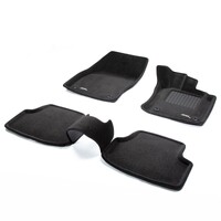 Volkswagen Golf Mk8 2013-2021 Black Front and Rear Carpet KAGU Floor Mats