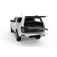 DUAL ROLLER FLOOR DRAWERS TO SUIT FORD RANGER PX MK1 SUPER CAB/EXTRA CAB 10/2011-06/2015