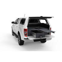 SINGLE ROLLER FLOOR DRAWERS TO SUIT FORD RANGER PX MK2 DUAL CAB 07/2015-06/2022