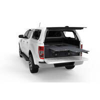 DUAL ROLLER FLOOR DRAWERS TO SUIT FORD RANGER PX MK2 DUAL CAB 07/2015-06/2022