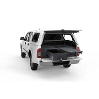 SINGLE ROLLER FLOOR DRAWERS TO SUIT HOLDEN RODEO DUAL CAB 12/2002-07/2012
