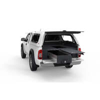 SINGLE ROLLER FLOOR DRAWERS TO SUIT HOLDEN RODEO EXTRA CAB 12/2002-07/2012
