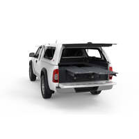DUAL ROLLER FLOOR DRAWERS TO SUIT HOLDEN RODEO EXTRA CAB 12/2002-07/2012