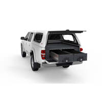 FIXED FLOOR DRAWERS TO SUIT HOLDEN COLORADO DUAL CAB 12/2002-07/2012