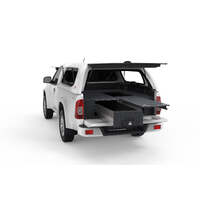 SINGLE ROLLER FLOOR DRAWERS TO SUIT ISUZU D-MAX SINGLE CAB 12/2002-07/2012