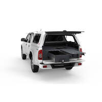 SINGLE ROLLER FLOOR DRAWERS TO SUIT ISUZU D-MAX DUAL CAB 12/2002-07/2012