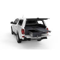 SINGLE ROLLER FLOOR DRAWERS TO SUIT MITSUBISHI TRITON MN DUAL CAB 10/2009-02/2015