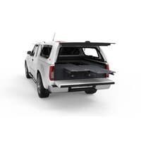 DUAL ROLLER FLOOR DRAWERS TO SUIT NISSAN NAVARA D40 RX KING/EXTRA CAB 11/2005-03/2015