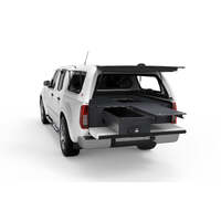 SINGLE ROLLER FLOOR DRAWERS TO SUIT NISSAN NAVARA D40 STX DUAL CAB 11/2005-03/2015