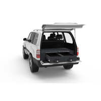 FIXED FLOOR DRAWERS TO SUIT TOYOTA LANDCRUISER 100 SERIES GXL WAGON 04/1998-07/2002