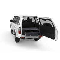 FIXED FLOOR DRAWERS TO SUIT TOYOTA LANDCRUISER PRADO 90 SERIES VX WAGON 01/1996-12/1999