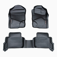 FORD EVEREST SUV (2015-2022) 1ST / 2ND ROW SET BEDROCK FLOOR LINERS