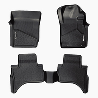 MITSUBISHI TRITON MQ/MR DUAL CAB UTE (2015-ON) W/O ELEC SEATS 1ST / 2ND ROW SET BEDROCK FLOOR LINERS