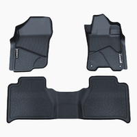 NAVARA D23/NP300 SERIES 1&2 AUTO (2015-2017) 1ST / 2ND ROW SET BEDROCK FLOOR LINERS