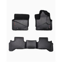 TOYOTA LANDCRUISER 300 SERIES SUV (2021-ON) 1ST / 2ND ROW SET BEDROCK FLOOR LINERS