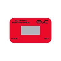Ultimate9 (iDRIVE) EVC Throttle Controller - Face Decals [Face Colour: Red]