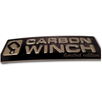 Carbon Offroad Sandy Taupe Metal Badge