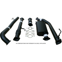 Ford Ranger PJ PK 2.5L & 3.0L Auto 3" Turbo Back Carbon Offroad Exhaust With Muffler No Cat