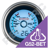 REDARC Egt And Boost/Pressure Gauge With Optional Temperature Display
