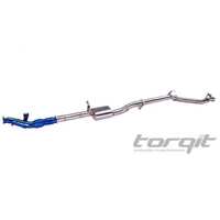 Torqit 79 SERIES 4.5L V8 TD DUAL CAB 08/2012 - 07/2016 3.5" TURBO BACK EXHAUST