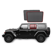 Jeep Wrangler Car Rear Window Shades (JK; 2007-2018)
