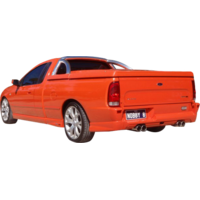 MANTA EXHAUST TO SUIT BA BF V8 UTE 2.5IN L & R CATBACK MUFFLER/MUFFLER
