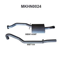 VL COMMODORE 3.0L 6 CYLINDER 2.5IN CATBACK MUFFLER/TAILPIPE