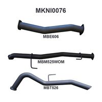 Nissan NP300 Navara 3in DPF Back Exhaust System