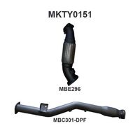 VDJ79 V8 UTE 3IN DPF DELETE WITH CAT