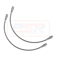 Toyota Hilux N70 / N80 / N90 Rear Braided Extended Brake Hoses - ABS DUAL HOSE
