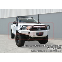 Toyota Hilux N80 MK1-MK2 2016-4/2020 Ambush Triple Hoop Bullbar