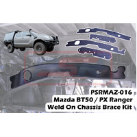 Mazda BT50 / PX Ranger Weld On Chassis Brace Kit (4 Plates)(Dual Cab)