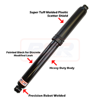 PSR TTG Rear Shock Absorber 630mm Open Small Eye 16mm Bush Ends (MITSUBISHI TRITON ML / MN / MQ / MR ONLY)