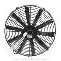 SPAL 16" Fan Straight Blade Push 12V (1505CFM) (62mm Deep)