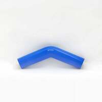 2.5" Blue Silicone Joiner 45 Degree Bend
