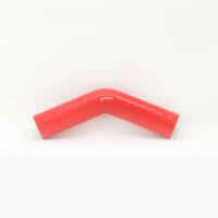 3" Red Silicone Joiner 45 Degree Bend