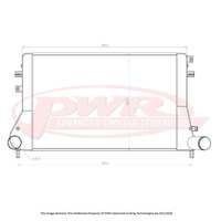 VW Golf MK6 and Golf 6R 4cyl Turbo Engine (2009 - 2012) 55mm Elite Series Intercooler
